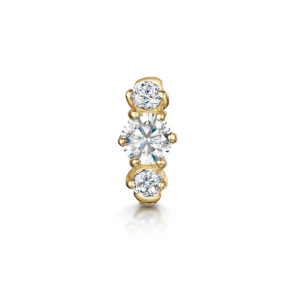 Frieda – Fine guldøreringe med et legesygt touch.