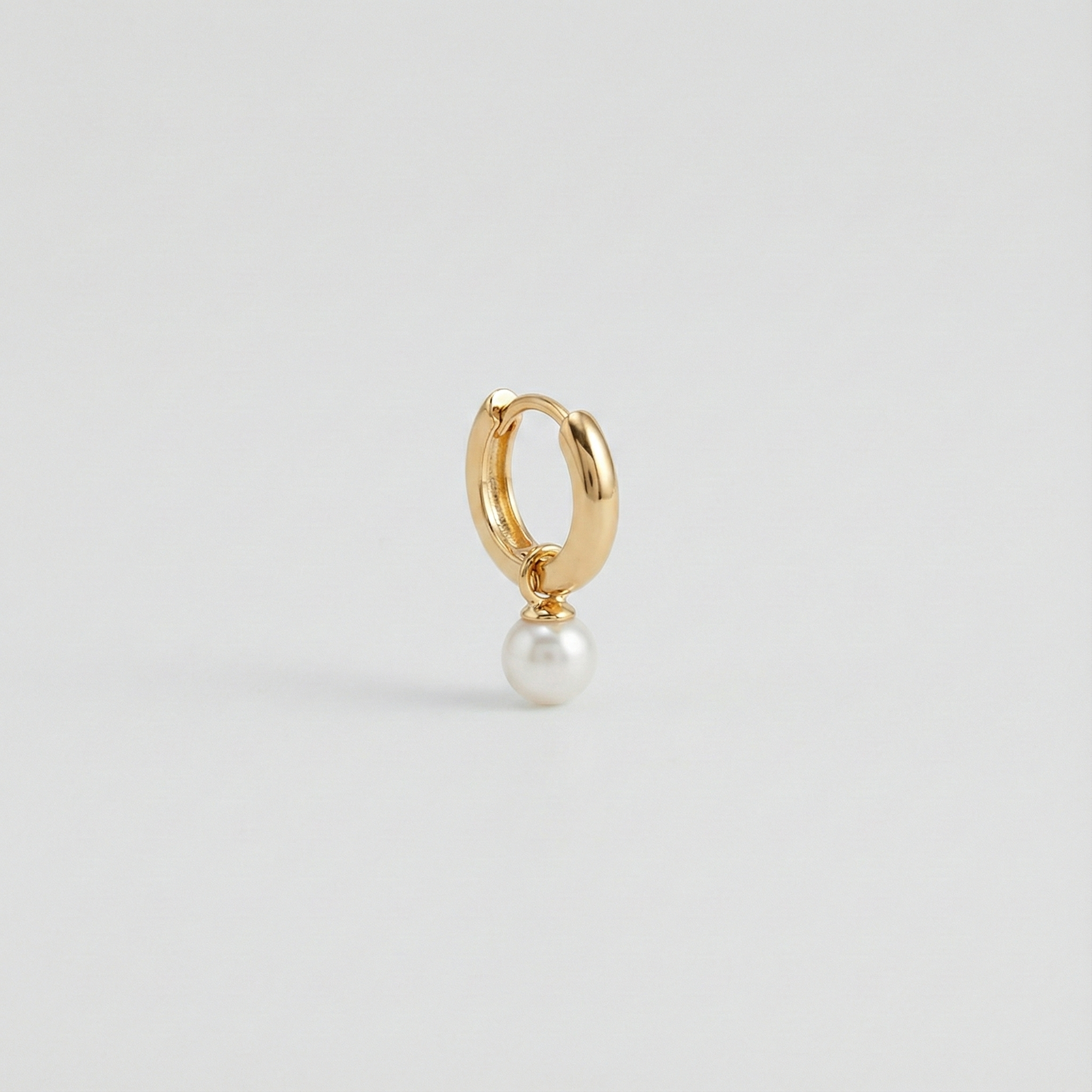 Valentina - Unikke guldperleøreringe