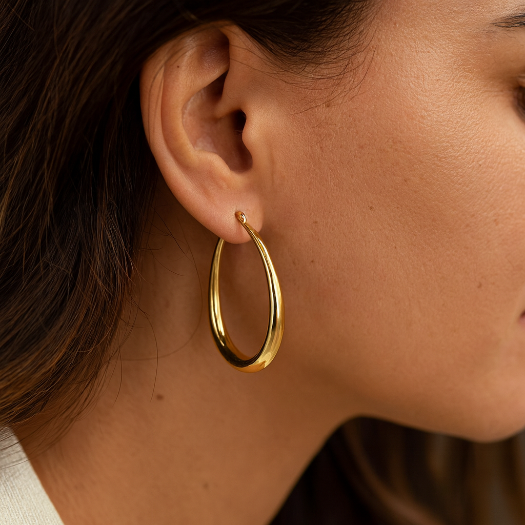 Martina - Eksklusive vintage guldøreringe