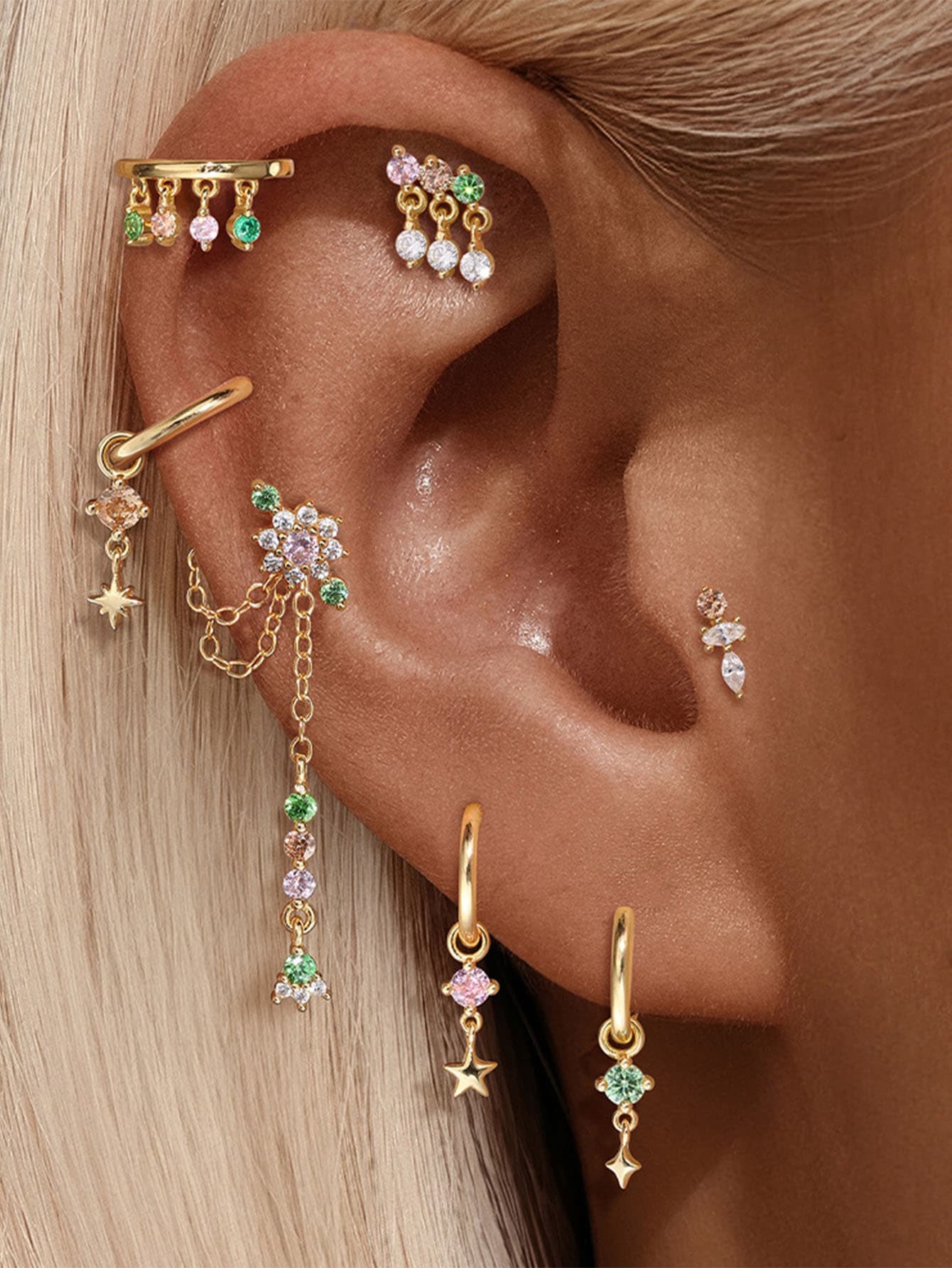 Nina – Små guldøreringe med storbycharme.