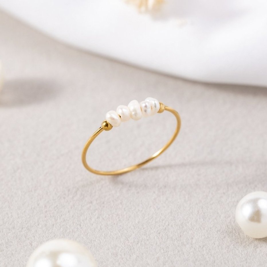 Grace - Ferskvandsperlering Ring