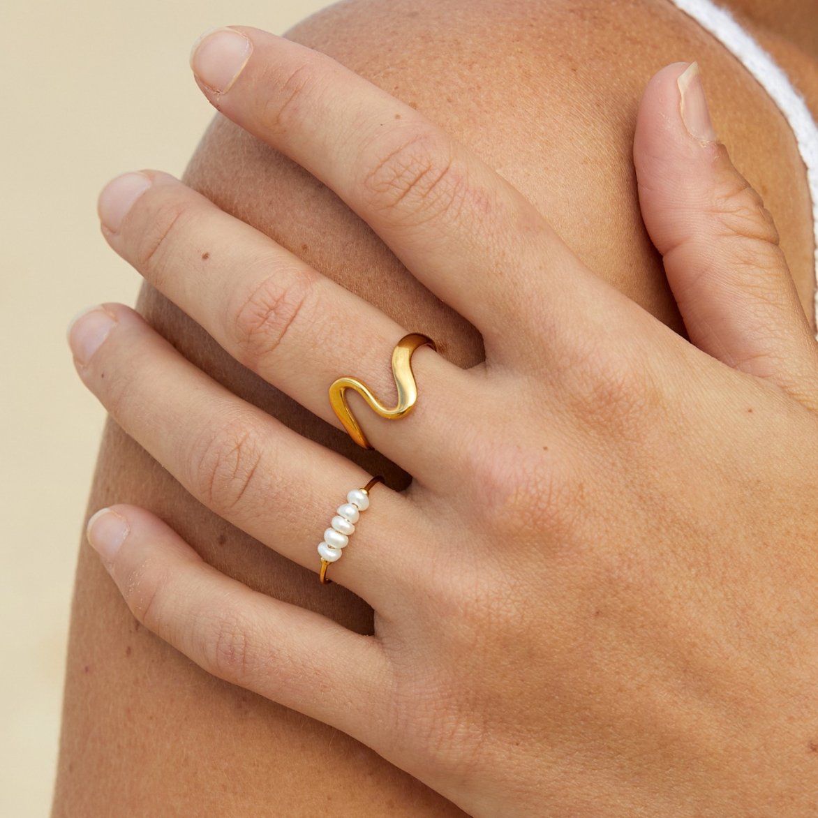 Grace - Ferskvandsperlering Ring